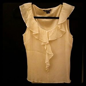 St. John sleeveless silk shirt sz. S (marked P)
